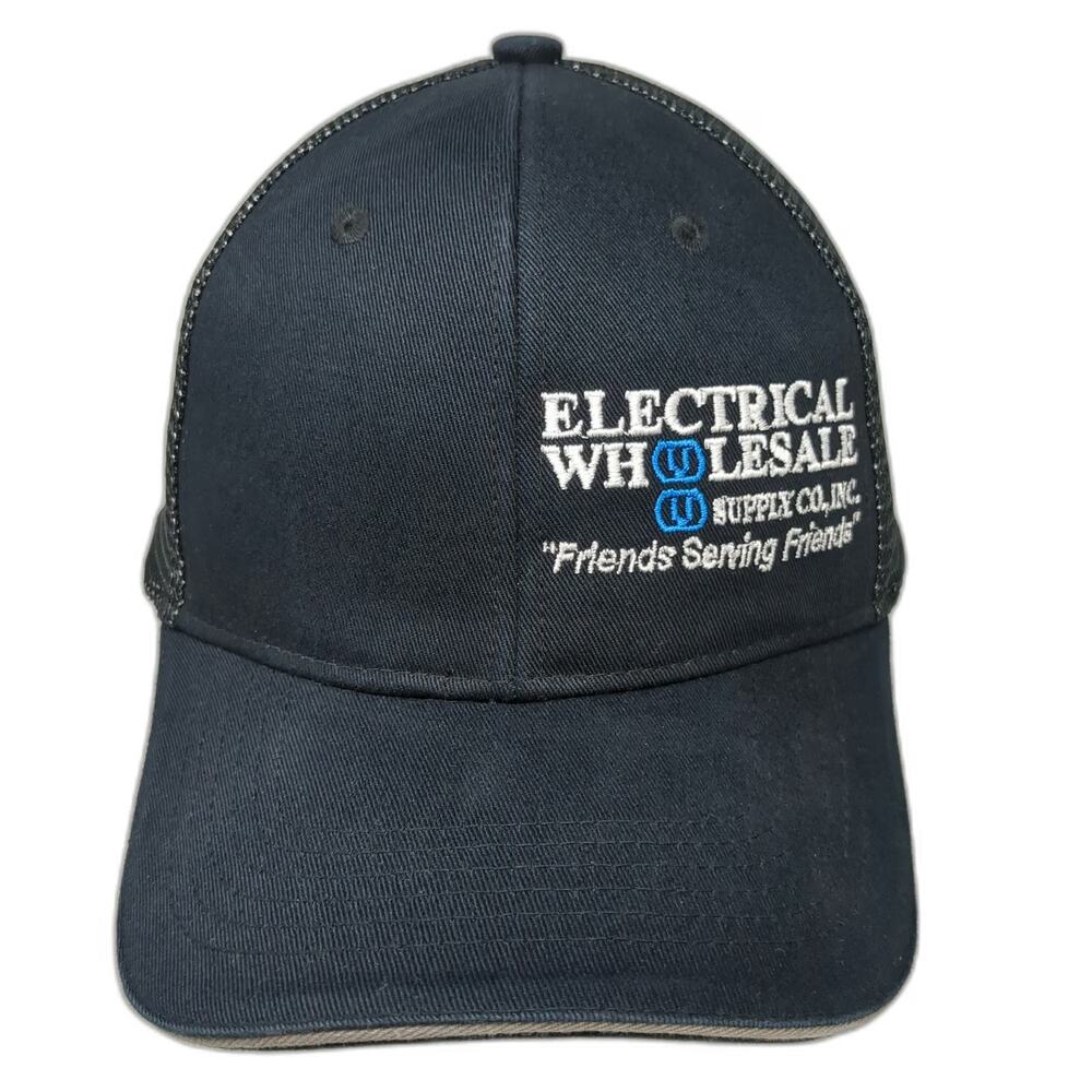 Port Authority Electrical Wholesale Supply Trucker Hat Black One Size Snapback